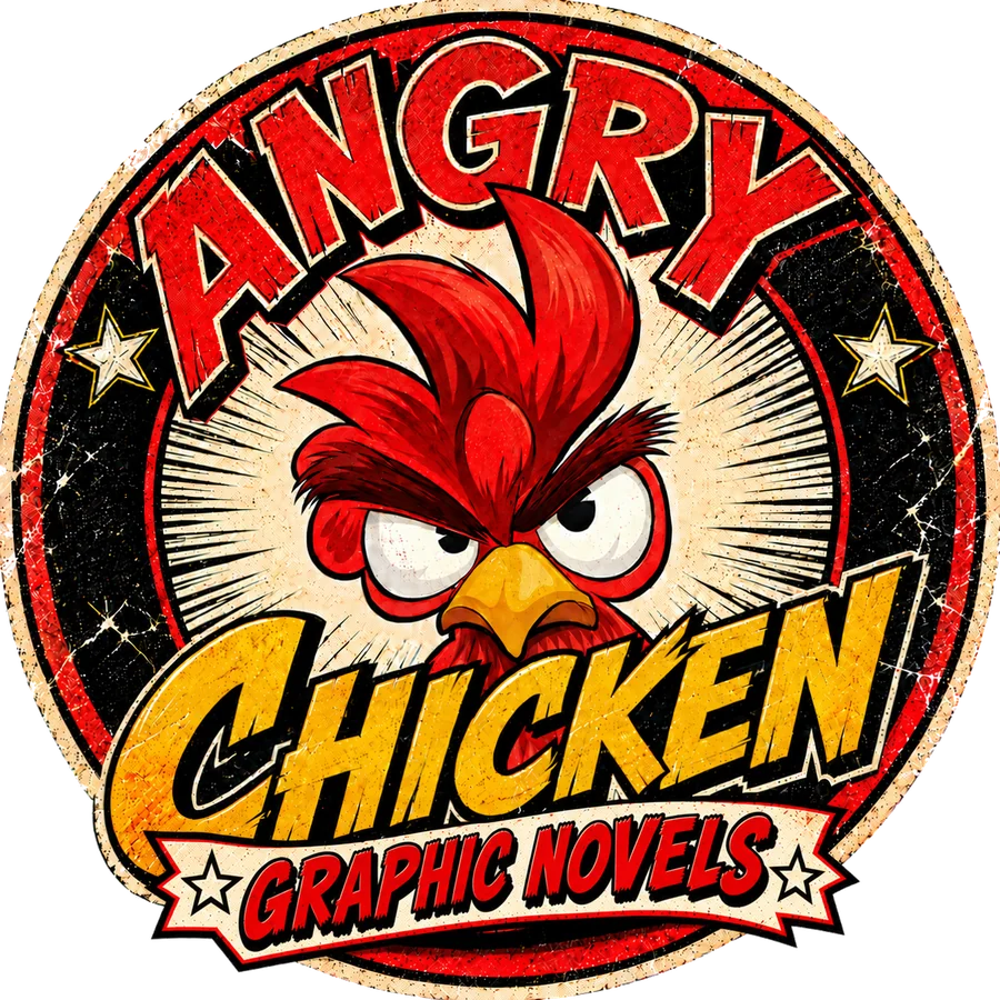 Angry Chicken Graphic Novels badge