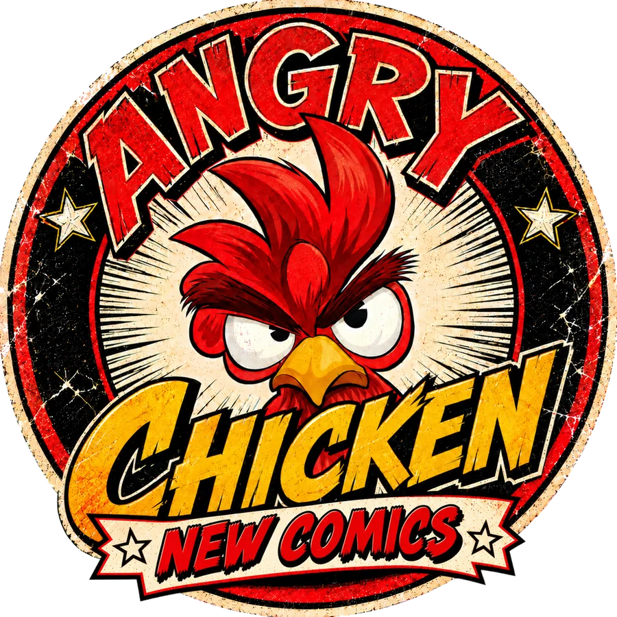 Angry Chicken New Comics badge